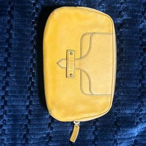 Pre-loved yellow Loewe pouch